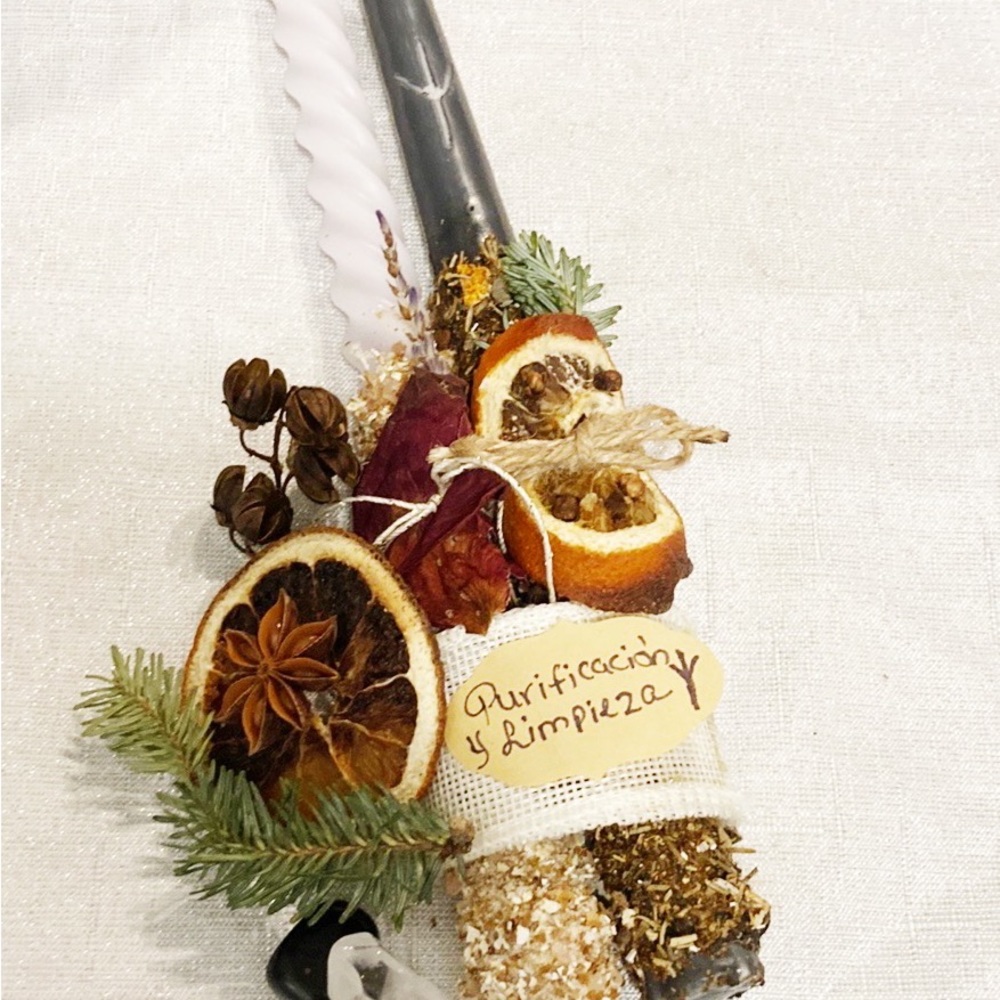 Protection & Purification Ritual candle set handmade - Picture 3 of 17